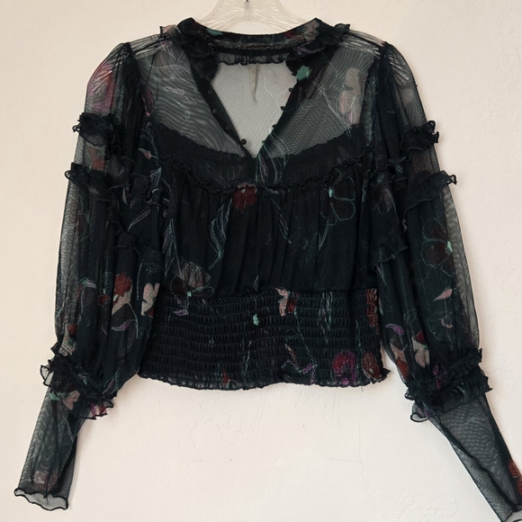Free People Time For Shine Top Sz S - Picture 4 of 5